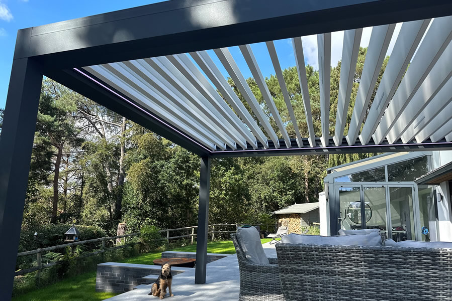 Louvered Pergola